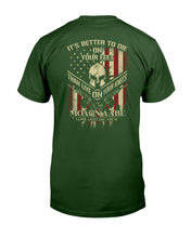 Load image into Gallery viewer, It's Better To Die On Your Feet Than Live On Your Knees T-Shirt