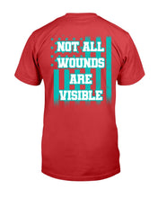 Load image into Gallery viewer, PTSD Awareness Shirt Not All Wounds Are Visible T-Shirt