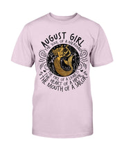 Load image into Gallery viewer, August Girl The Soul Of A Mermaid The Fire Of Lioness T-Shirt