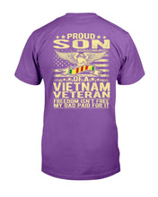 Load image into Gallery viewer, Freedom Isn't Free - Proud Son Of A Vietnam Veteran Gift T-Shirt