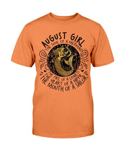 Load image into Gallery viewer, August Girl The Soul Of A Mermaid The Fire Of Lioness T-Shirt