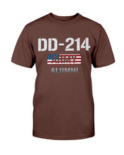 Load image into Gallery viewer, USA Flag DD-214 US Army Veteran Alumni T-Shirt