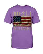 Load image into Gallery viewer, DD-214 Alumni American Flag, Gift For Veteran T-Shirt