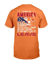 Load image into Gallery viewer, This Is America If You Don't Like It Leave T-Shirt