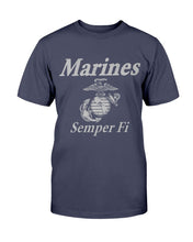 Load image into Gallery viewer, Marines Veteran Shirt Semper Fi, Gift For Marines Veteran T-Shirt