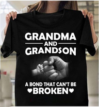 Load image into Gallery viewer, Grandma And Grandson A Bond That Can't Be Broken T-Shirt

