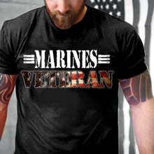 Load image into Gallery viewer, Marines Veteran Shirt Proud US Marine Veteran T-Shirt
