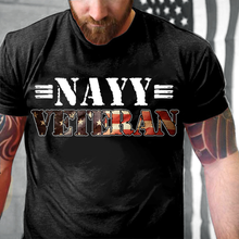 Load image into Gallery viewer, Navy Veteran Shirt Proud US Navy Veteran T-Shirt
