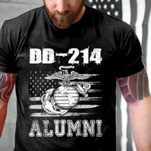 Load image into Gallery viewer, DD-214 ALUMNI U.S Marine T-Shirt
