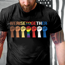 Load image into Gallery viewer, Black Lives Matter Shirt We Rising Together T-Shirt
