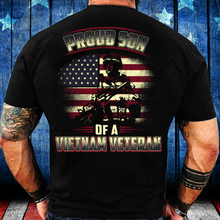 Load image into Gallery viewer, Proud Son Of A Vietnam Veteran T-Shirt
