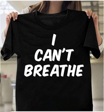 Load image into Gallery viewer, Black Lives Matter Shirt I Can't Breathe T-Shirt
