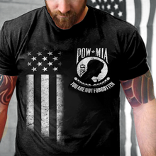 Load image into Gallery viewer, POW/MIA You Are Not Forgotten T-Shirt
