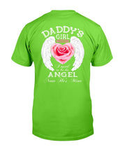 Load image into Gallery viewer, Daddy's Girl I Used To Be His Angel Now He's Mine T-Shirt
