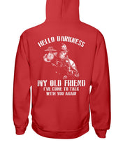 Load image into Gallery viewer, Marines Shirt Hello Darkness My Old Friend I've Come To Talk With You Again Hoodies
