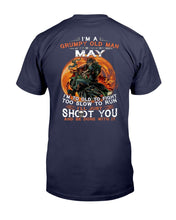 Load image into Gallery viewer, I'm A Grumpy Old Man I Was Born In May I'm Too Old To Fight Too Slow To Run T-Shirt
