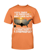 Load image into Gallery viewer, Less Than 1% Of Americans Have Ever Seen The Sunset From A Warship T-Shirt
