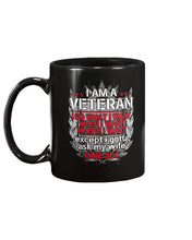 Load image into Gallery viewer, I'm A Veteran I Do What I Want I Gotta Ask My Wife Mug
