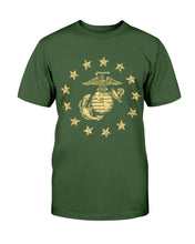 Load image into Gallery viewer, U.S. Marine Circle Stars, Gift For Marine Veteran T-Shirt
