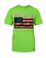 Load image into Gallery viewer, DD-214 Alumni American Flag, Gift For Veteran T-Shirt
