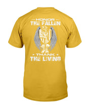 Load image into Gallery viewer, Honor The Fallen Thank The Living T-Shirt
