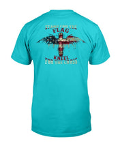 Load image into Gallery viewer, Stand For The Flag Kneel For The Cross T-Shirt
