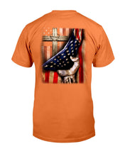 Load image into Gallery viewer, America Shirt Behind The flag T-Shirt
