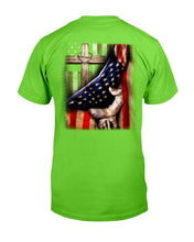 Load image into Gallery viewer, America Shirt Behind The flag T-Shirt
