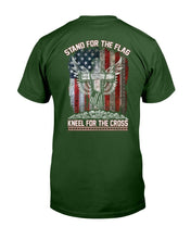 Load image into Gallery viewer, Stand For The Flag Kneel For The Cross T-Shirt
