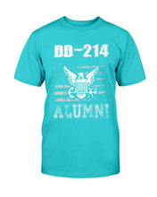 Load image into Gallery viewer, DD-214 ALUMNI U.S Navy, Gift For Navy Veteran T-Shirt
