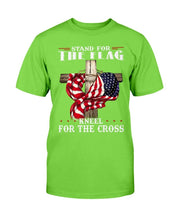 Load image into Gallery viewer, Stand For The Flag Kneel For The Cross T-Shirt
