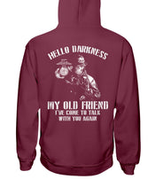 Load image into Gallery viewer, Marines Shirt Hello Darkness My Old Friend I've Come To Talk With You Again Hoodies
