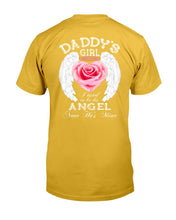 Load image into Gallery viewer, Daddy's Girl I Used To Be His Angel Now He's Mine T-Shirt
