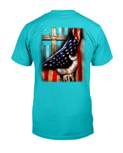 Load image into Gallery viewer, America Shirt Behind The flag T-Shirt
