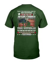 Load image into Gallery viewer, God Jesus Christ Die For Your Soul Veterans For Your Freedom T-Shirt

