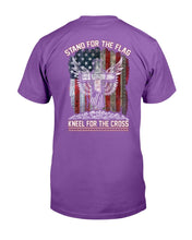 Load image into Gallery viewer, Stand For The Flag Kneel For The Cross T-Shirt
