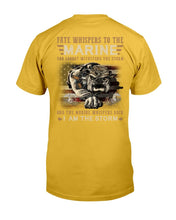 Load image into Gallery viewer, Marines Shirt The Marine Whispers Back I Am The Storm T-Shirt
