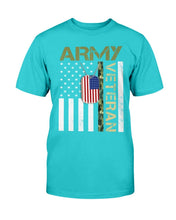Load image into Gallery viewer, Army Veteran Shirt - American Flag Camo Proud Us Army Veteran T-Shirt
