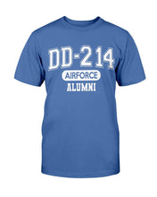 Load image into Gallery viewer, DD-214 Air Force Alumni, USAF Veterans T-Shirt
