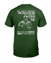 Load image into Gallery viewer, As I Walk Through The Valley Of The Shadow Of Death I Fear No Evil ATM-USVET57 T-Shirt
