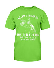 Load image into Gallery viewer, Marines Shirt Hello Darkness My Old Friend I've Come To Talk With You Again T-Shirt
