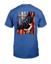 Load image into Gallery viewer, America Shirt Behind The flag T-Shirt
