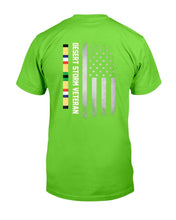 Load image into Gallery viewer, Desert Storm Veteran, American Flag T-Shirt
