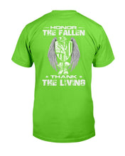 Load image into Gallery viewer, Honor The Fallen Thank The Living T-Shirt

