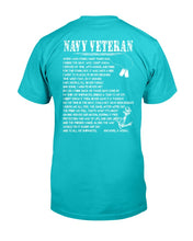 Load image into Gallery viewer, Navy Veteran Shirt When I Was Young Many Year Ago Joined The Navy T-Shirt
