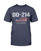 Load image into Gallery viewer, USA Flag DD-214 US Army Veteran Alumni T-Shirt
