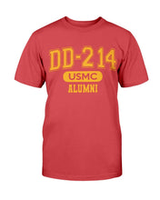 Load image into Gallery viewer, DD-214 Marine Corps Alumni, USMC Veterans  T-Shirt
