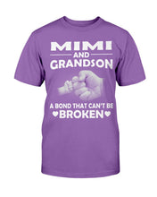 Load image into Gallery viewer, Mimi And Grandson A Bond That Can't Be Broken T-Shirt
