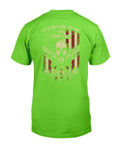 Load image into Gallery viewer, It's Better To Die On Your Feet Than Live On Your Knees T-Shirt
