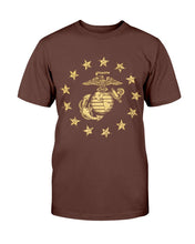 Load image into Gallery viewer, U.S. Marine Circle Stars, Gift For Marine Veteran T-Shirt
